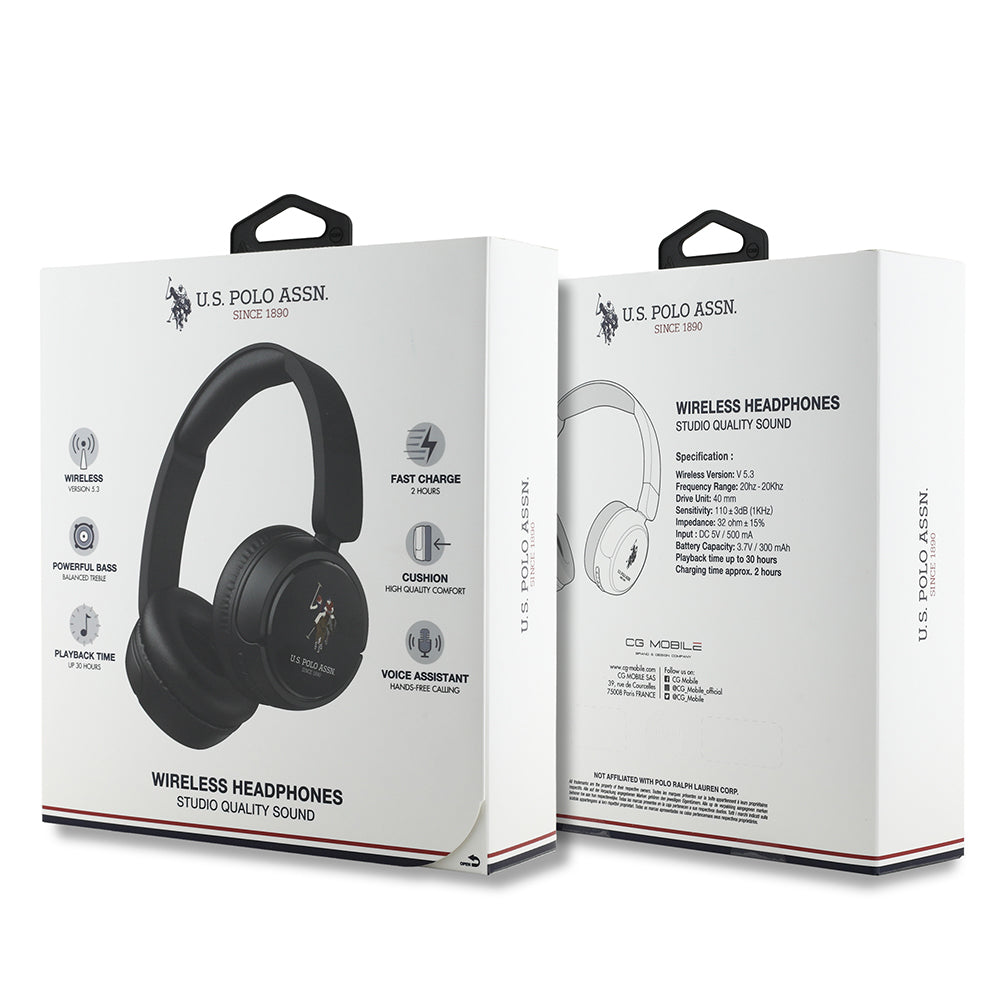 U.S Polo Assn. Orjinal Lisanslı Katlanabilir Ayarlanabilir Baskı Logolu Kulak Üstü Bluetooth Kulaklık v5.3 U.S Polo Assn. Orjinal Lisanslı Katlanabilir Ayarlanabilir Baskı Logolu Kulak Üstü Bluetooth Kulaklık v5.3